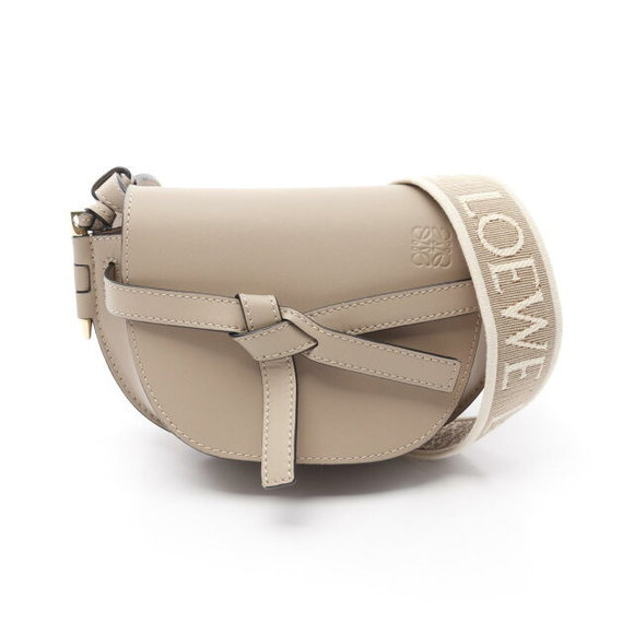 Loewe Gate Dual Bag Shoulder Bag Beige Leather - Picture 1 of 7